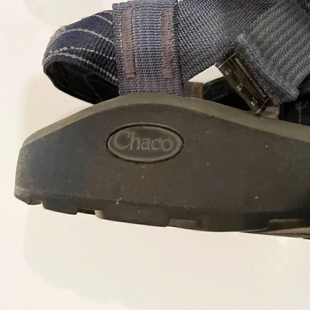 Chaco Mens Sandals Size 11 Water Hiking  Shoe Adjustable Blue